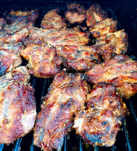 DAY 20:  Pork butt smoked with our Grapevine & Hickory blend