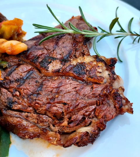 DAY 17:  Ribeye grilled in our Grapevine & Rosemary blend